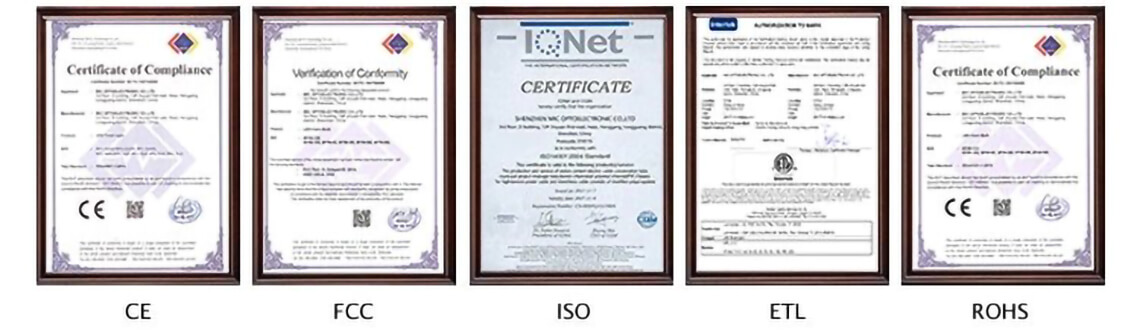 certifications